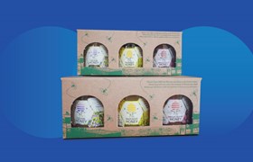 Honey jar gift box packaging