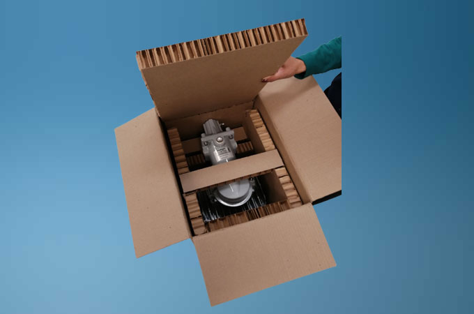 Industrial lighting packaging boxes