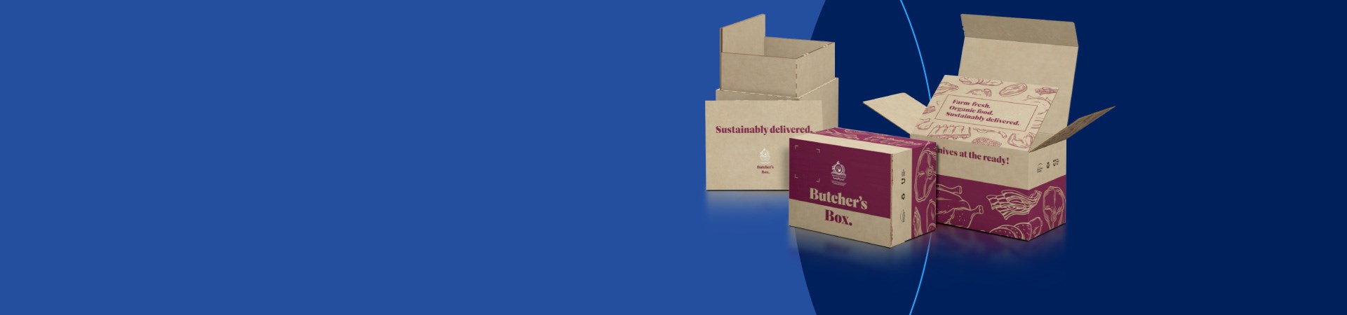 Insulated deliver packaging cardboard box