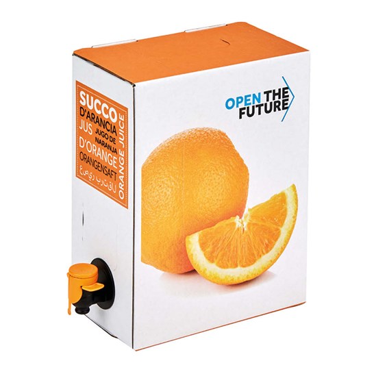 Bag-in-Box Packaging, orange juice