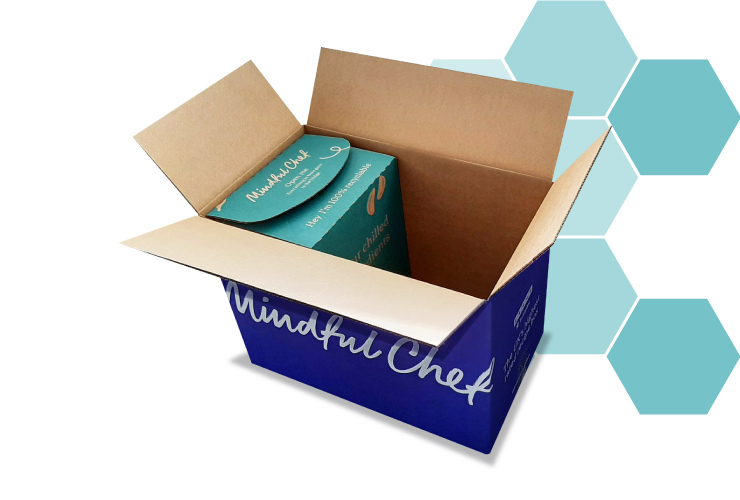 mindful chef subscription insulation packaging