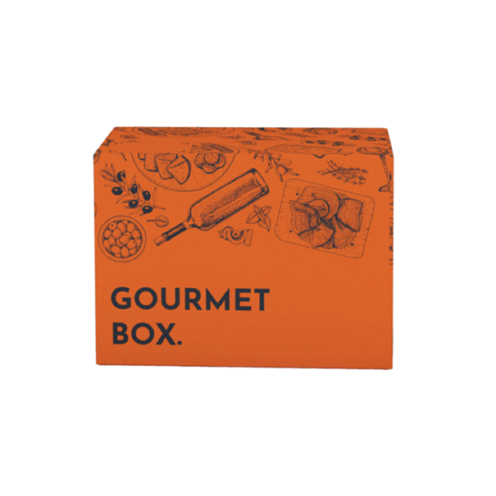 Gourmet shipping packaging box