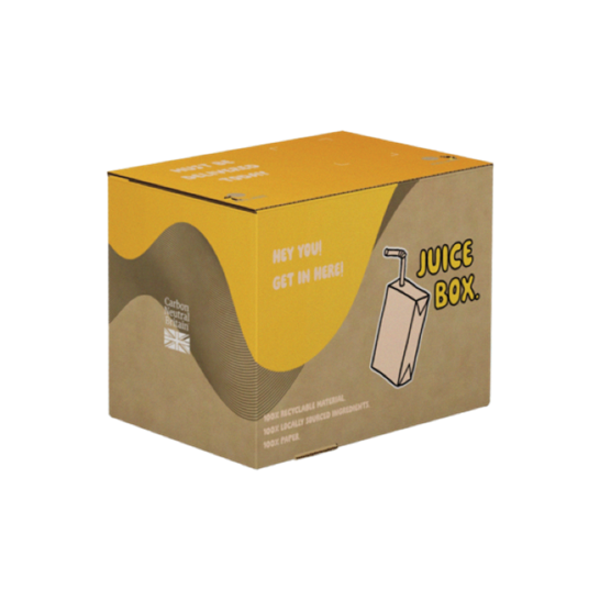 Chilled juice packaging box