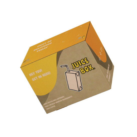 Juice packaging box