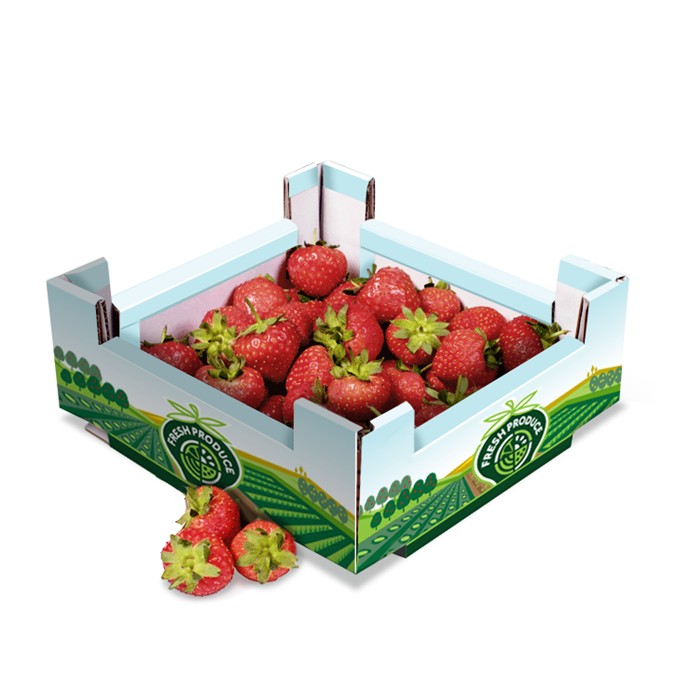 Trays for fruit and vegetables
