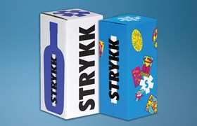 Strykk litho printed drinks packaging