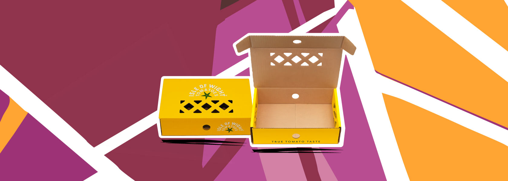 Fresh produce packaging box