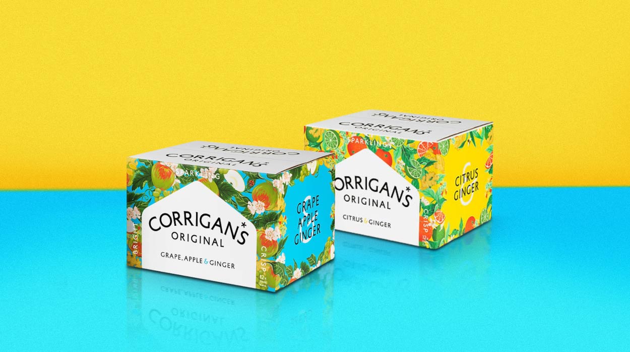 Corrigan's Original Litho Printed Drinks Packaging