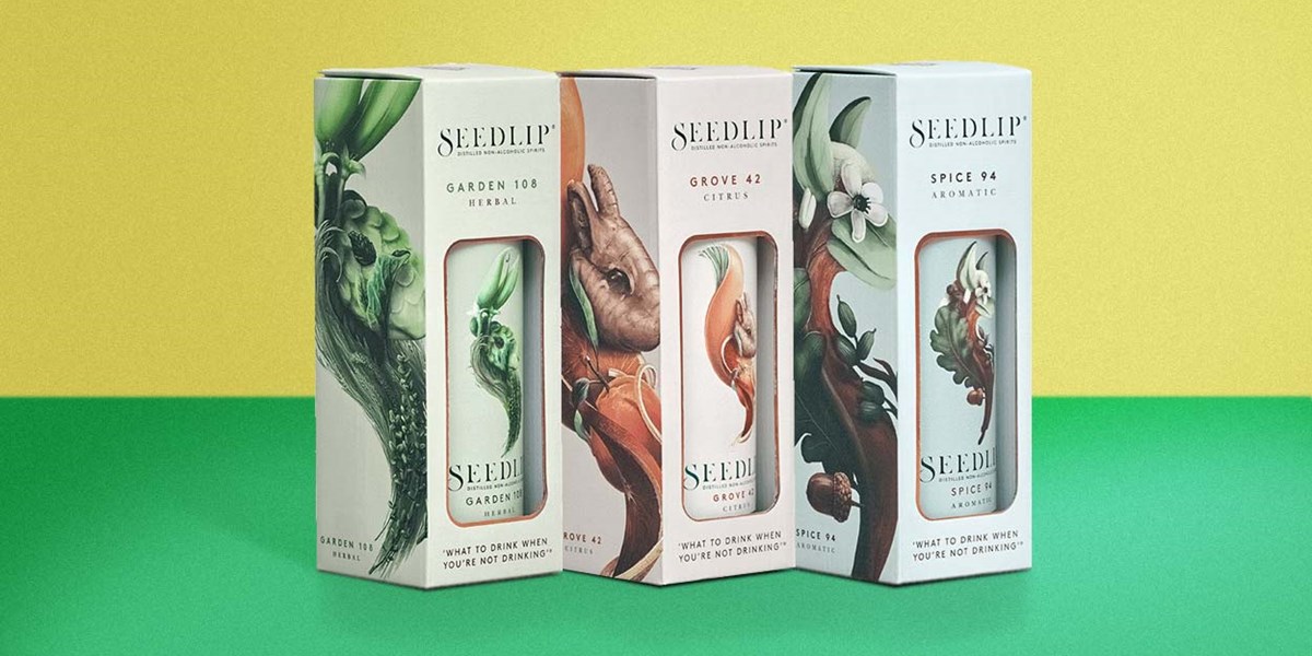 seedlip luxury packaging banner