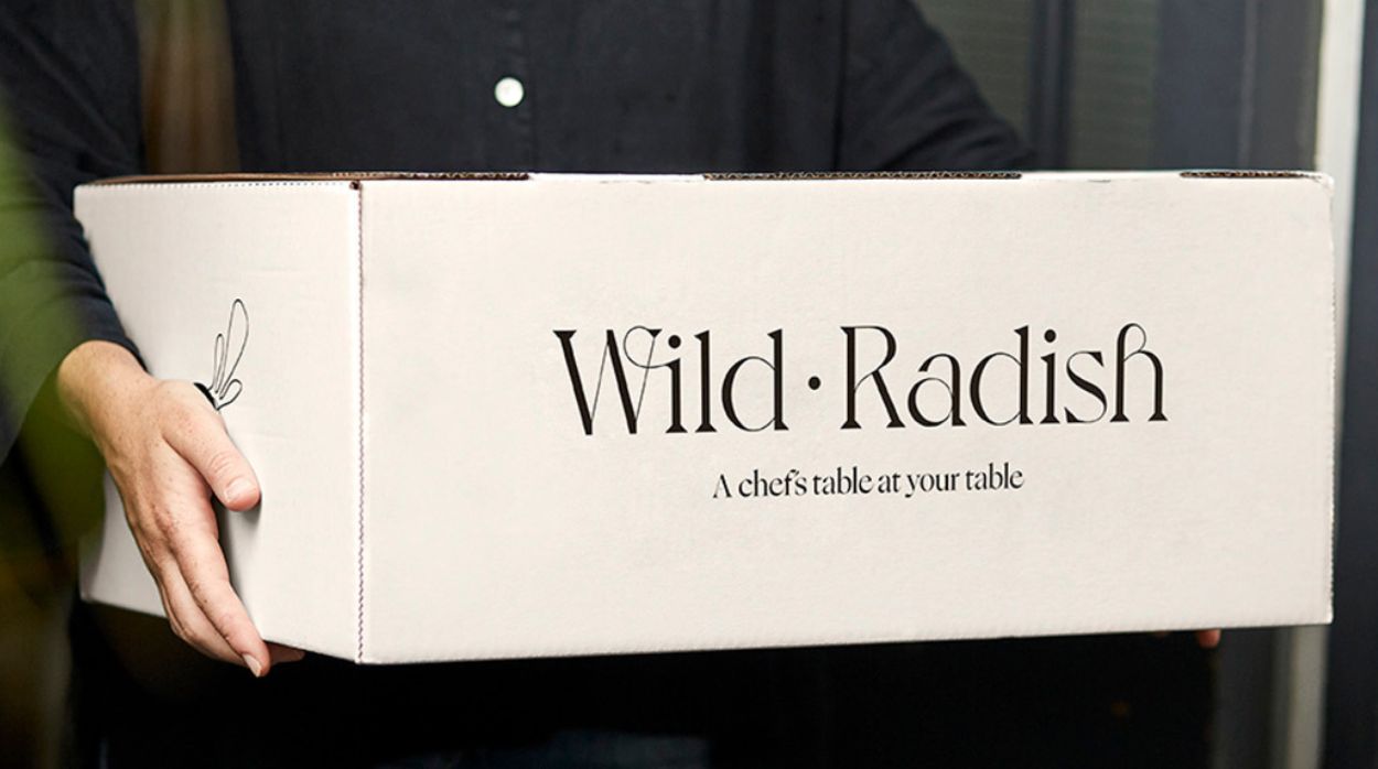 wild radish food subscription packaging box